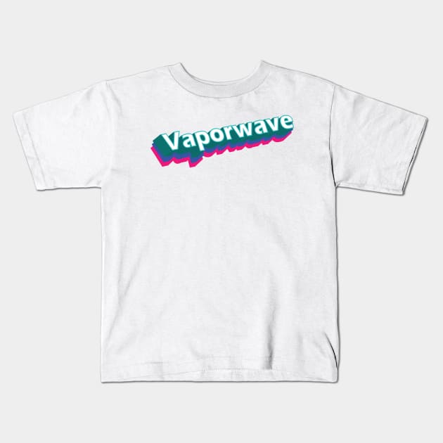 vaporwave Kids T-Shirt by RedValley